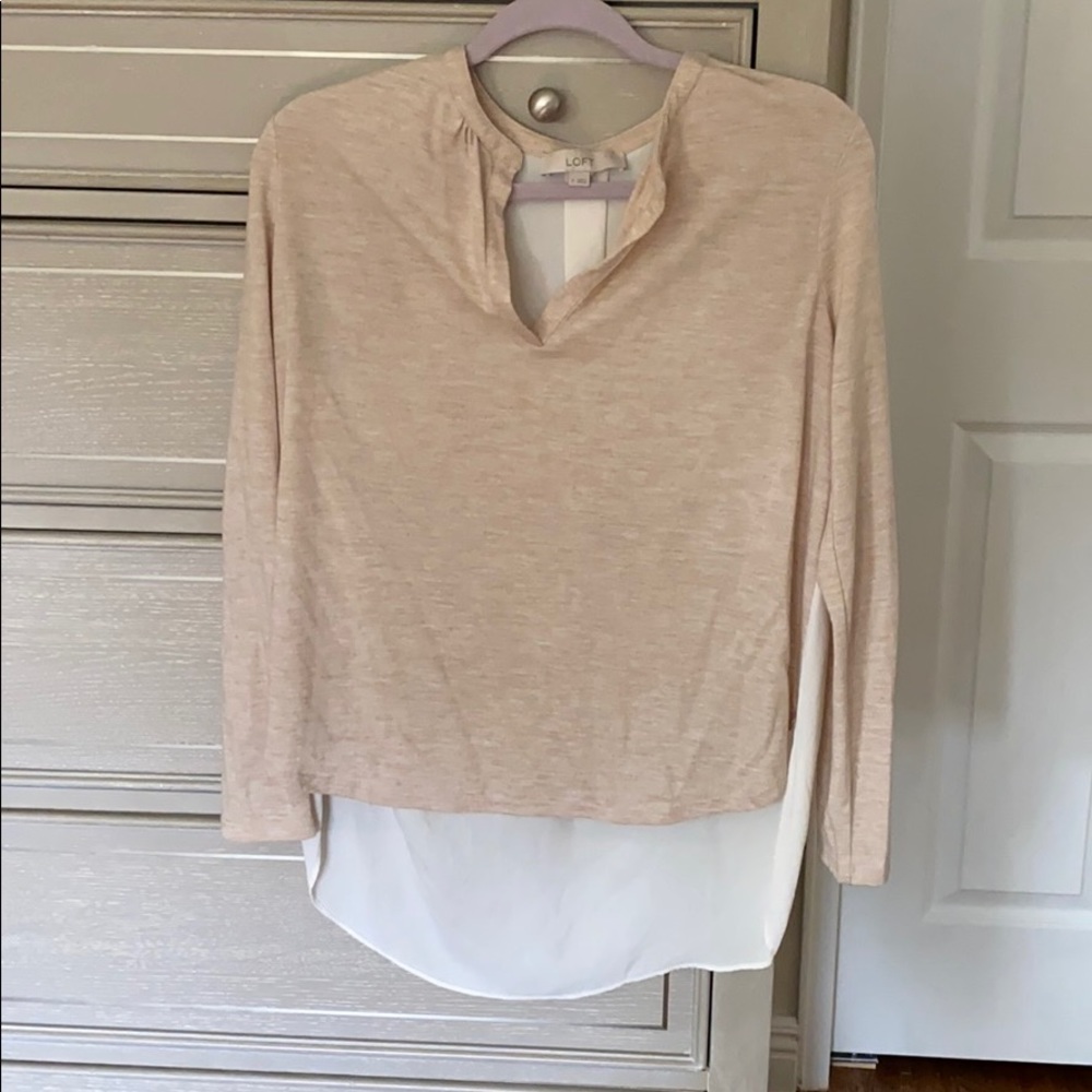 Loft long sleeve blouse